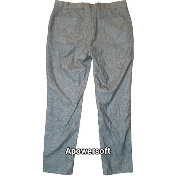 Custom Wool Straight Leg Trousers — EC by Tom James